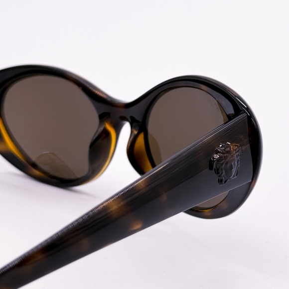 NEW VERSACE VE4455U 108/73 WOMEN CAT EYE SUNGLASSES VERSACE MOD 4455-U HAVANA main image 3